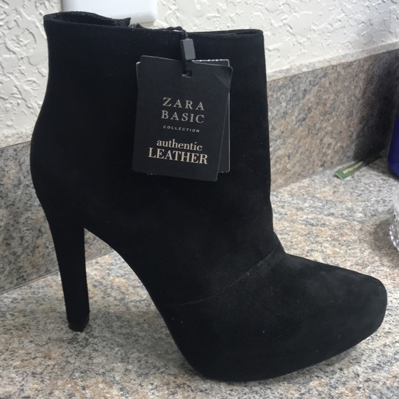 Authentic suede/leather high healed boots. - Picture 4 of 4